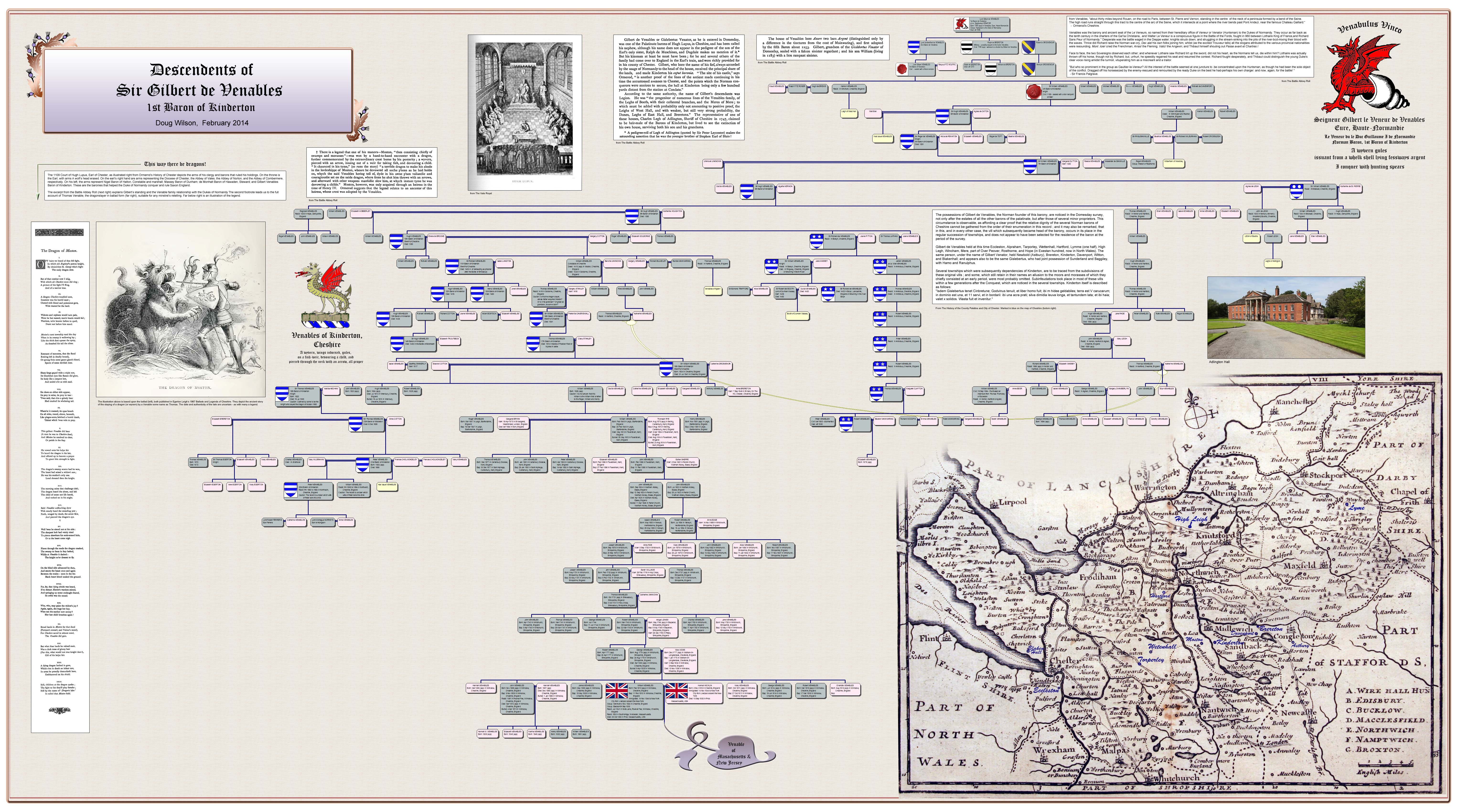 Descendents of Gilbert de Venables